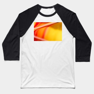 Orange and Yellow Oil and Water Baseball T-Shirt